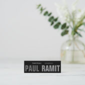 Big Name Font 6 Visitekaartje (Staand voorkant)