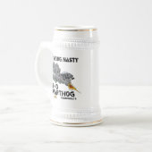 Big Nasty A-10 - (lichte kleur) Bierpul (Voorkant links)