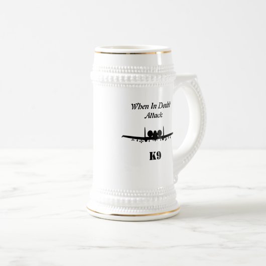 Big Nasty A-10 - (lichte kleur) Bierpul (Voorkant rechts)