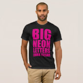 Big Neon Letters T-shirt (Voorkant volledig)