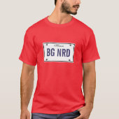 Big Nerd License Bord T-shirt (Voorkant)