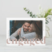 Big News | Foto-Verloving Aankondiging (Staand voorkant)