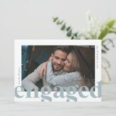 Big News | Foto-Verloving Aankondiging (Staand voorkant)