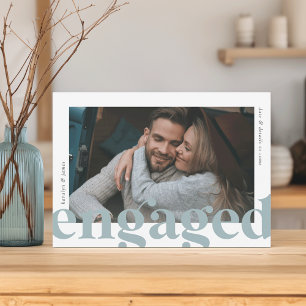 Big News Foto-Verloving Aankondiging