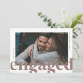 Big News | Foto-Verloving Aankondiging (Staand voorkant)