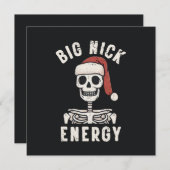 Big Nick Energy Feestdagenkaart (Voorkant / Achterkant)