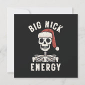 Big Nick Energy Feestdagenkaart (Voorkant)