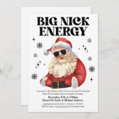 Big Nick Energy Friendsmas Christmas Party Invite Kaart (Voorkant / Achterkant)