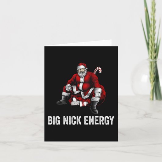 Big Nick Energy Fun Kerstmis 3 Kaart (Voorkant)