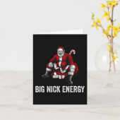 Big Nick Energy Fun Kerstmis 3 Kaart (Gele Bloem)