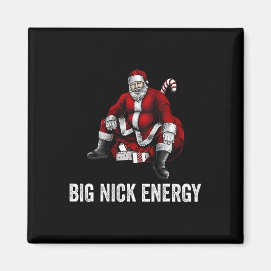 Big Nick Energy Fun Kerstmis 3 Magneet (Voorkant)