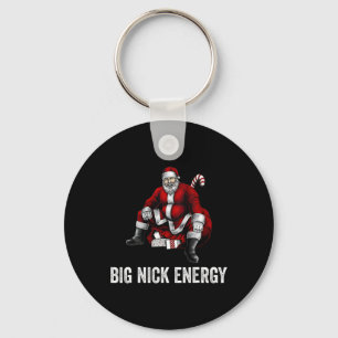 Big Nick Energy Fun Kerstmis 3 Sleutelhanger