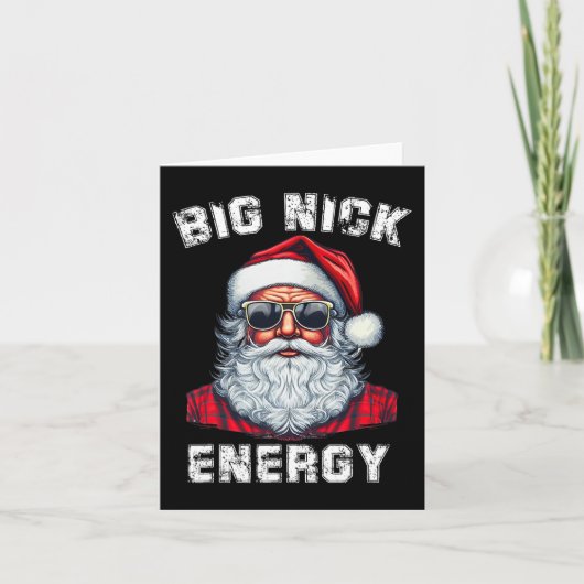 Big Nick Energy Fun Kerstmis 4 Kaart (Voorkant)