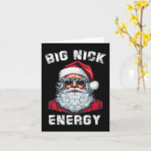 Big Nick Energy Fun Kerstmis 4 Kaart (Gele Bloem)