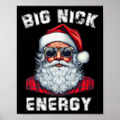 Big Nick Energy Fun Kerstmis 4 Poster (Voorkant)