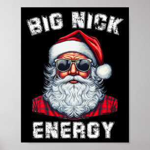 Big Nick Energy Fun Kerstmis 4 Poster