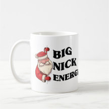 Big Nick Energy Funny Cool Grafische Kerstmis