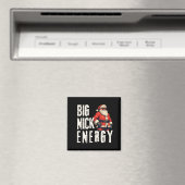 Big Nick Energy Funny Santa Christmas  Magneet (Insitu (Vaatwasser))
