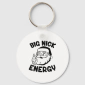 Big Nick Energy Funny Santa Christmas Sleutelhanger (Voorkant)