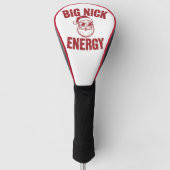 Big Nick Energy Funny Santa Rude Kerstgrap Golfheadcover (Voorkant)