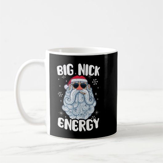 Big Nick Energy Funny's kerstkerstfeest lang Koffiemok (Links)