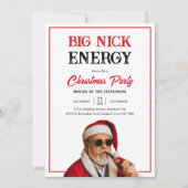 Big Nick Energy Grappige grap Vrienden Kerstfeest Kaart (Voorkant)