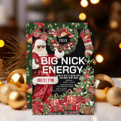 Big Nick Energy Kerstfeest Kaart
