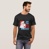 Big Nick Energy Kerstman T-shirt (Voorkant volledig)