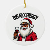Big Nick Energy Kerstversiering Keramisch Ornament (Voorkant)