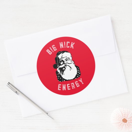 BIG NICK ENERGY RONDE STICKER (Envelop)