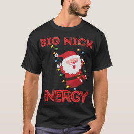 Big Nick Energy Santa Dab Lelijke Kersttrui T-shirt