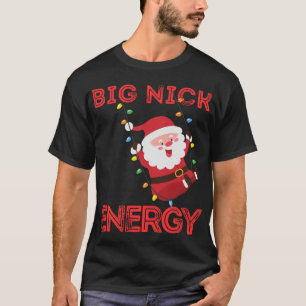 Big Nick Energy Santa Dab Lelijke Kersttrui T-shirt