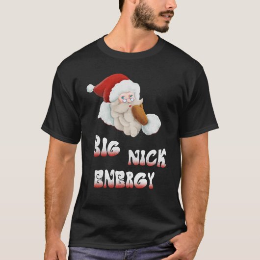 Big Nick Energy, Santa T-shirt (Voorkant)