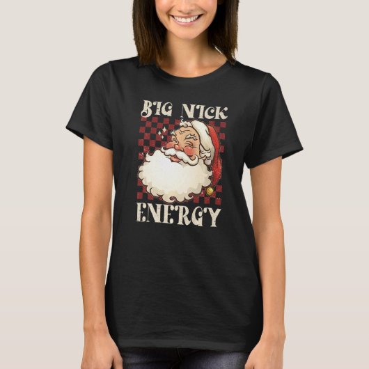 Big Nick Energy Xmas Mannen met een lelijke kerst T-shirt (Voorkant)