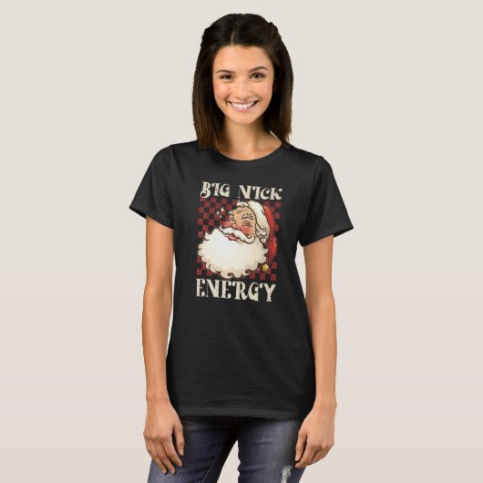 Big Nick Energy Xmas Mannen met een lelijke kerst T-shirt (Voorkant volledig)