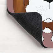 Big Nose Basset Hound Mousepad Muismat (Hoek)