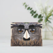 Big Nose Bird Briefkaart (Staand voorkant)