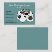 Big Nose Blue Merle Australian Shepherd Visitekaartje (Voorkant / Achterkant)