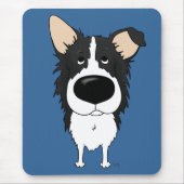 Big Nose Border Collie Muismat (Voorkant)