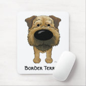 Big Nose Border Terrier Muismat (Met muis)