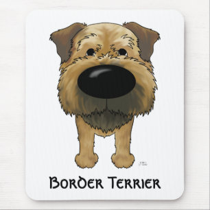 Big Nose Border Terrier Muismat