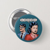 Big Nose Disguise Ronde Button 5,7 Cm (Voorkant /achterkant)