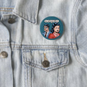 Big Nose Disguise Ronde Button 5,7 Cm (In situ)