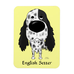 Big Nose English Setter Magneet