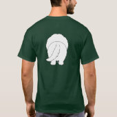 Big Nose Grote Pyreneeën T-shirt (Achterkant)