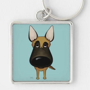 Big Nose Malinois Sleutelhanger