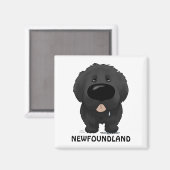 Big Nose Newfoundland Magneet (Voorkant / Achterkant)