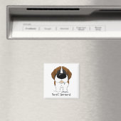 Big Nose Saint Bernard Magneet (Insitu (Vaatwasser))