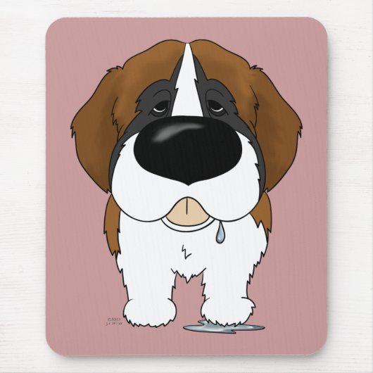 Big Nose Saint Bernard Muismat (Voorkant)