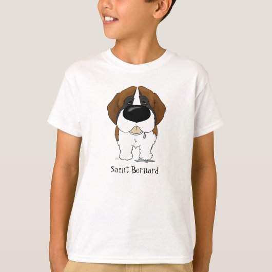 Big Nose Saint Bernard T-shirt (Voorkant)